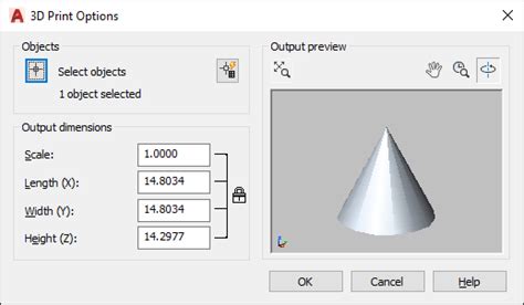 3DPRINT (Command) .